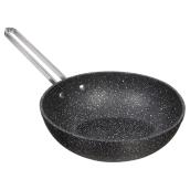 Mini wok en aluminium forgé, 18 cm x 3,5 cm, noir