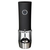 Rechargeable Electric Pepper Grinder - Plastic- Black