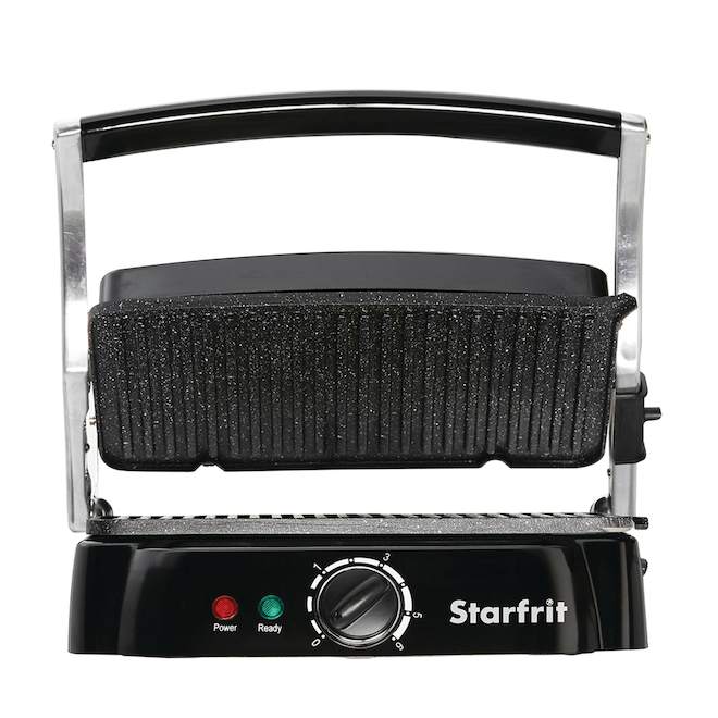 Presse-panini The Rock de Starfrit 1200 W avec plaques détachables