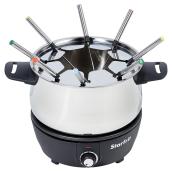 Ensemble à fondue électrique, inox, 3 l, 12 pièces