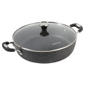 Casserole en aluminium forgé, 30 cm, noir