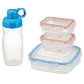 Ensemble à lunch Lock&Lock, 8 mcx. transparent