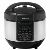 Starfrit 8-L Black Electric Pressure Cooker with 11 Functions