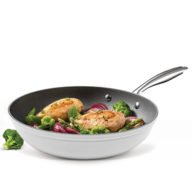 Starfrit The Rock 9-in/24-cm Non-Stick Ceramic Frying Pan