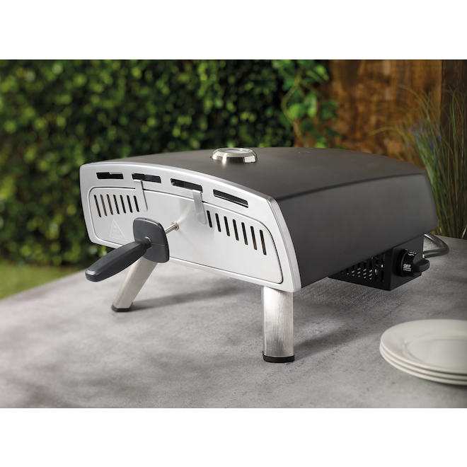 Ricardo Black Metal Propane Pizza Oven - 67 x 43.5 x 27-cm