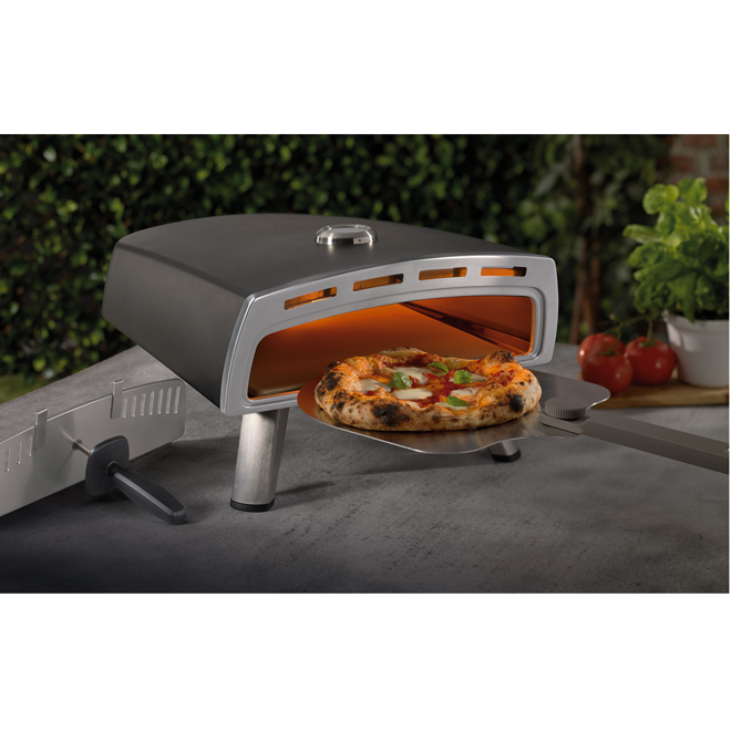 Ricardo Black Metal Propane Pizza Oven - 67 x 43.5 x 27-cm