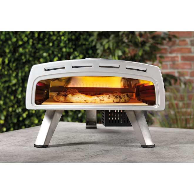 Ricardo Black Metal Propane Pizza Oven - 67 x 43.5 x 27-cm