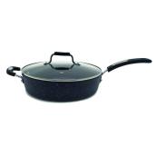 Starfrit The Rock 12-in Black Frying Pan with Lid