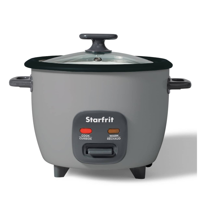 Starfrit Rice Cooker Non-Stick Ceramic 10-Cup - Grey