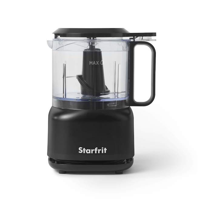 Starfrit Electric Food Chopper 3.5-Cup Capacity - Black