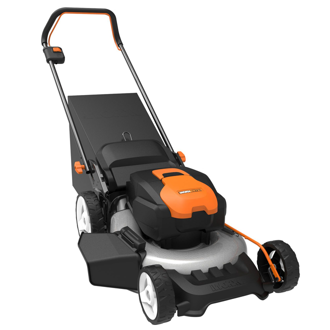 WORX Nitro 40 V Lithium-ion 21-in Deck Cordless Electric Push Lawn Mower