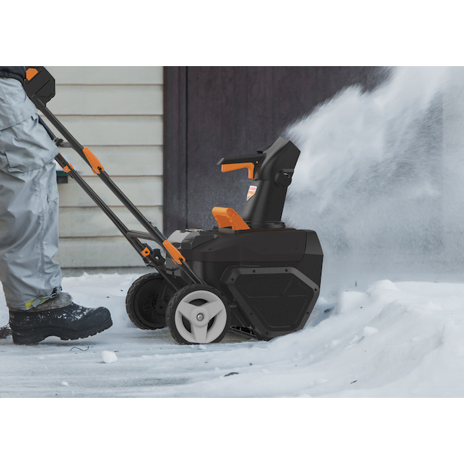 WORX Nitro 20-in Snow Thrower 1-Stage 40-V with Brushless Motor