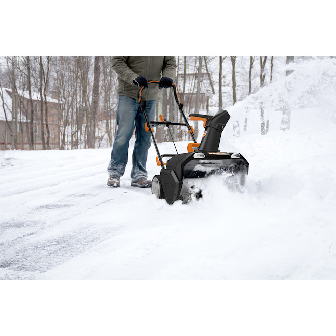 WORX Nitro 20-in Snow Thrower 1-Stage 40-V with Brushless Motor