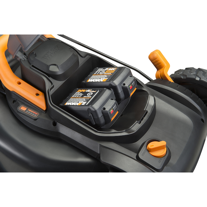 Tondeuse à gazon sans fil WORX 40 V Power Share 4.0 Ah 17 po
