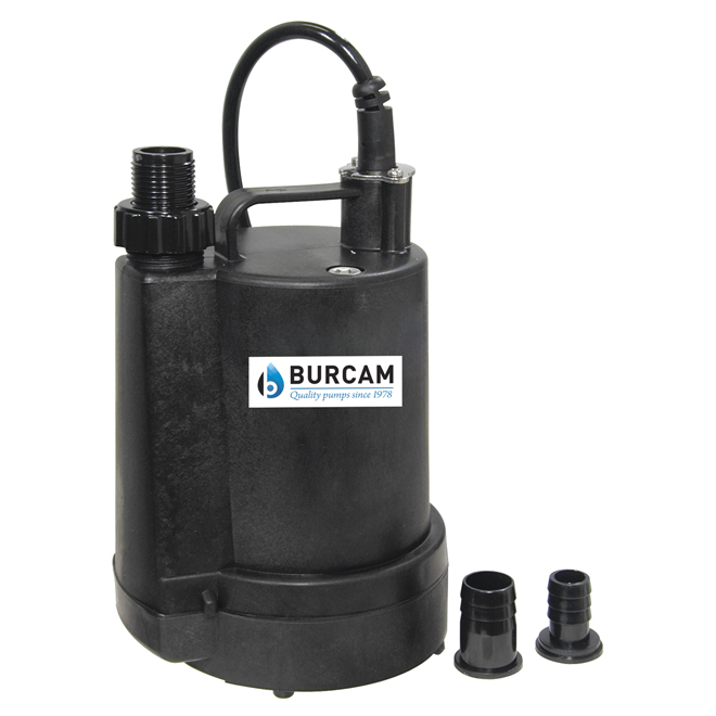 Burcam Black Utility Pump with 115V Motor 300507P RONA