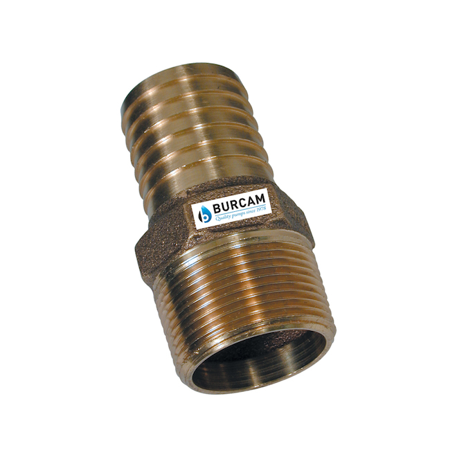 Burcam Lead-Free 1 1/4-in Brass Adapter