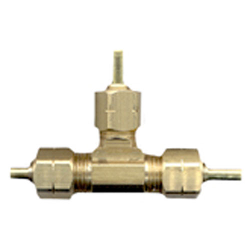 SIOUX CHIEF T-Fitting - Brass - 1/4 x 1/4 x 1/4 - Tube 909