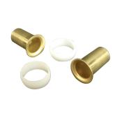 Compression Sleeve with Brass Insert - 3/8" - 2/Pack