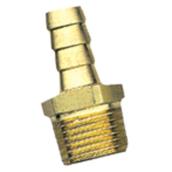 Hose Barb - Brass - 1/4" x 1/4" - Barb x MIP