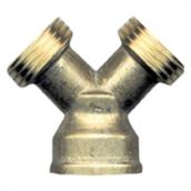 Hose Connector - 3-Way - 3/4" - Male x Male x Female