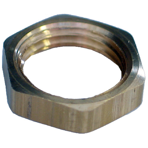 Locknut - Brass - 1/4" - FIP