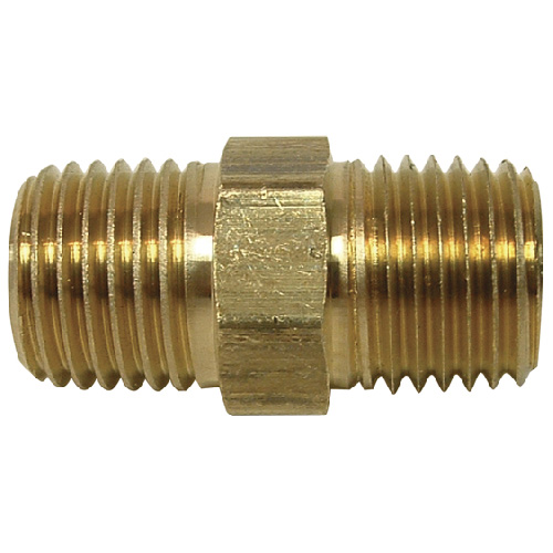 Sioux Chief 1/2 inch x 1-1/2 inch Lead-Free Brass Pipe Nipple