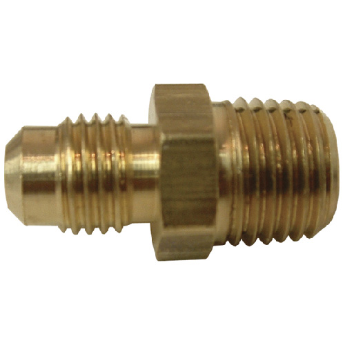 Flare Union - Brass - 1/4" x 1/4 - Flare x MIP Half