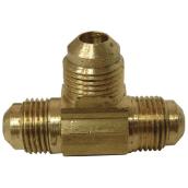 Flare T-Fitting - Brass - 3/8
