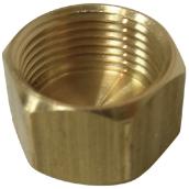 Compression Cap - Brass - 1/2"