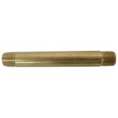 Nipple - Brass - 1/4" x 4" - MIP x MIP