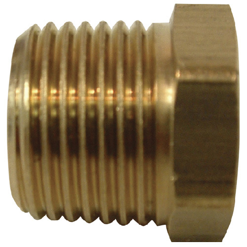 Bague hexagonale, laiton, 3/8" x 1/8", MIP x FIP