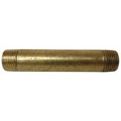 Nipple - Brass - 1/2" x 6" - MIP x MIP