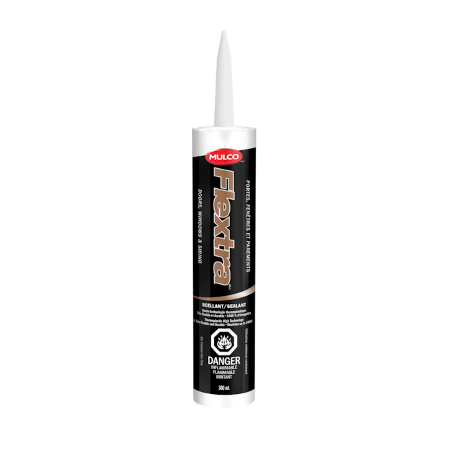 Mulco Flextra Exterior Thermoplastic Rubber-Based Sealant Clear 300 ml