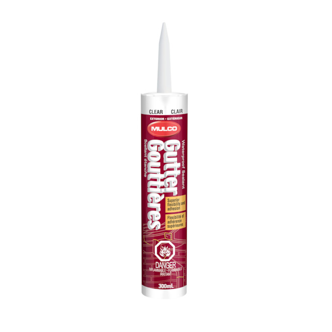 GE Silicone II 299-ml Gutter and Flashing Sealant - Clear