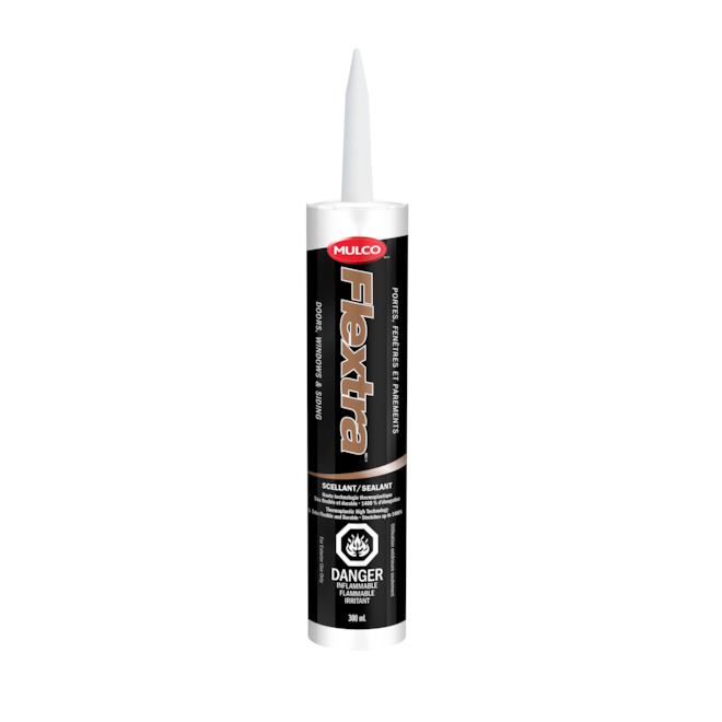 Mulco Flextra Exterior Thermoplastic Rubber-Based Sealant Saddle Brown 300 ml