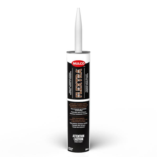 Mulco Flextra 300-ml Exterior Thermoplastic Sealant - Aluminum