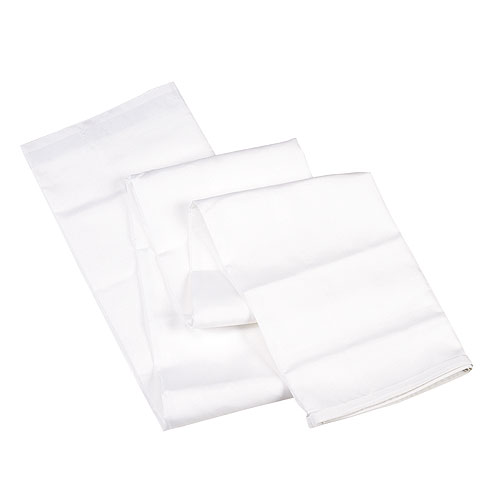 Taymor Shower Curtain - Solid White - Frosted Vinyl - 71-in H x 71-in L