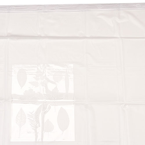 Taymor Heavy-Duty Shower Curtain - Clear Vinyl - Mildew Resistant - 71-in L x 71-in H