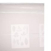 Taymor Vinyl Shower Curtain - Frosted - Mildew Resistant - 71-in L x 71-in H