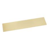Taymor Door Kick Plate - Polished Brass - Gold - 32-in x 6-in