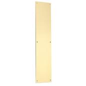 Taymor Door Push Plate - Polished Brass - Gold - 4-in x 16-in