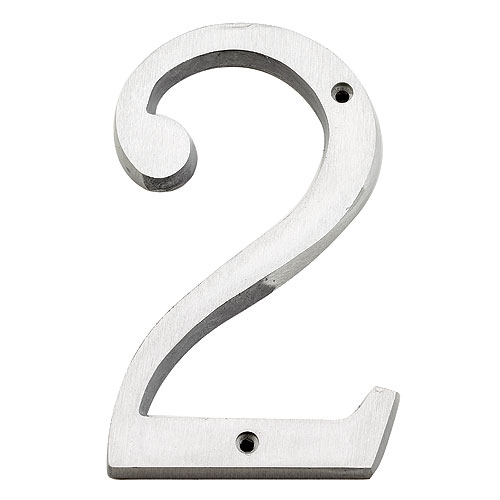 Taymor Classic Number 2 - 6-in - Aluminum - Brushed Aluminum