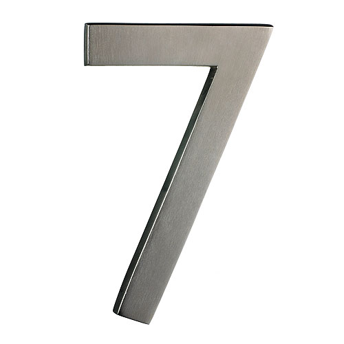 Solid Brass Number - #7 - 6