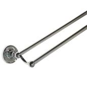 Taymor Orion Double Towel Bar - Polished Chrome - Zinc and Aluminum - 24-in L