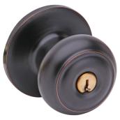 Taymor Professional Series Manchester Dome Knob with Inside Push Button - Oil-Rubbed Bronze - Metal