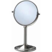 Taymor Satin Nickel 6.125inch x 12.875inch Countertop Vanity Framed Bath Mirror