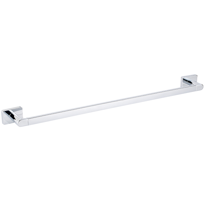 Taymor Allusion Hand Towel Bar - Polished Chrome, Solid Zinc, Concealed Screw Mount