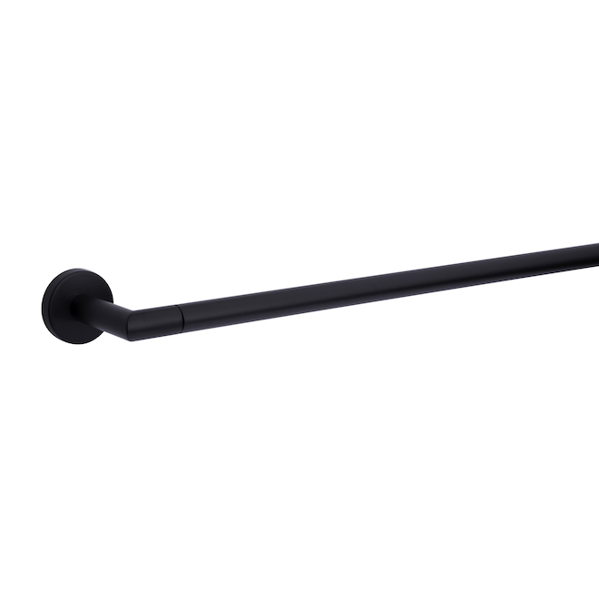 Taymor Astral 18-in Matte Black Metal Towel Bar