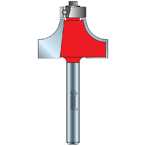 Freud 1/4-in Radius Rounding Over Router Bit - 1 1/8-in dia x 2 3/16-in L - 1/4-in Round Shank - 1/2-in Carbide Height