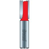 Freud Double Flute Straight Router Bit - 3/8-in dia x 2 7/8-in L - 1/2-in Round Shank - 1 1/4-in Carbide Height